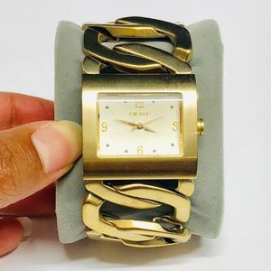 DKNY gold bracelet watch